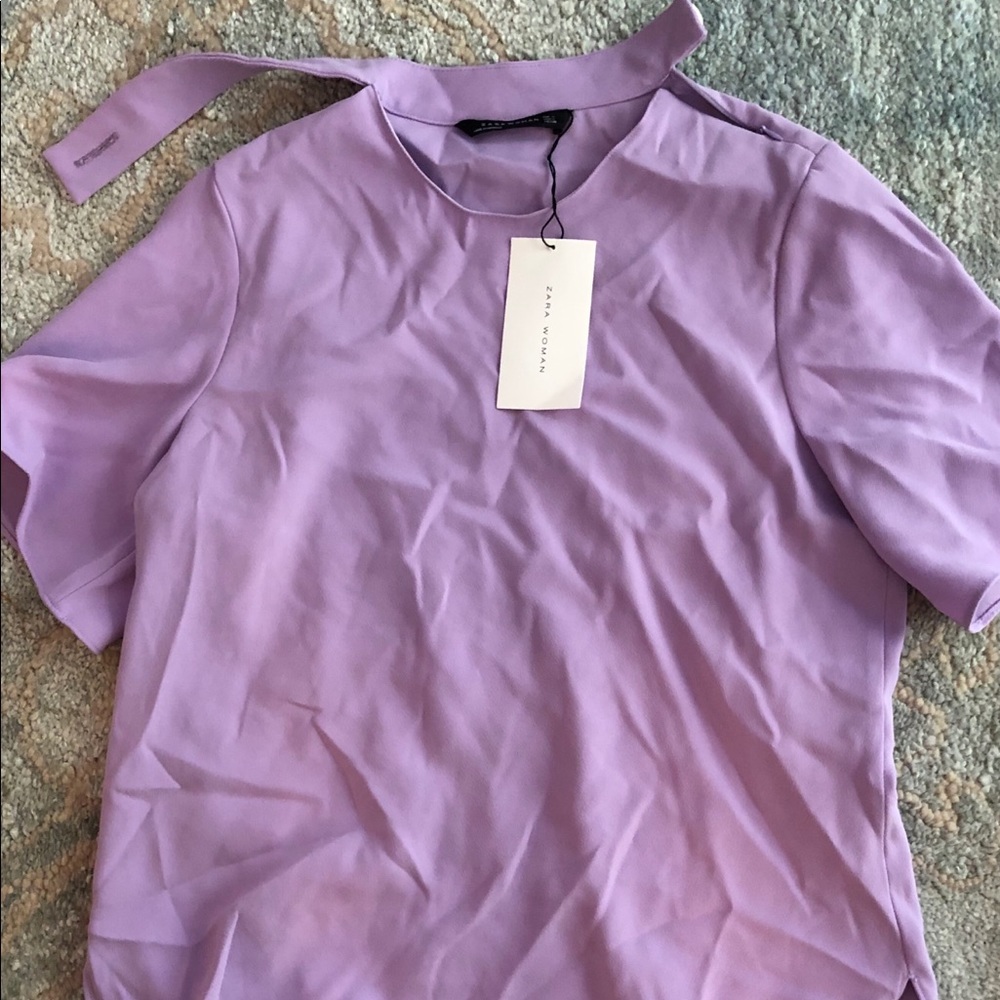 Lavender blouse